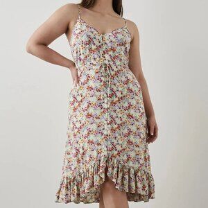 DEX Frida Dress- Floral Midi Length Dress- Size Medium
